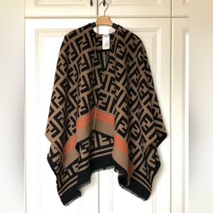 Fendi Oversized Reversible Cape